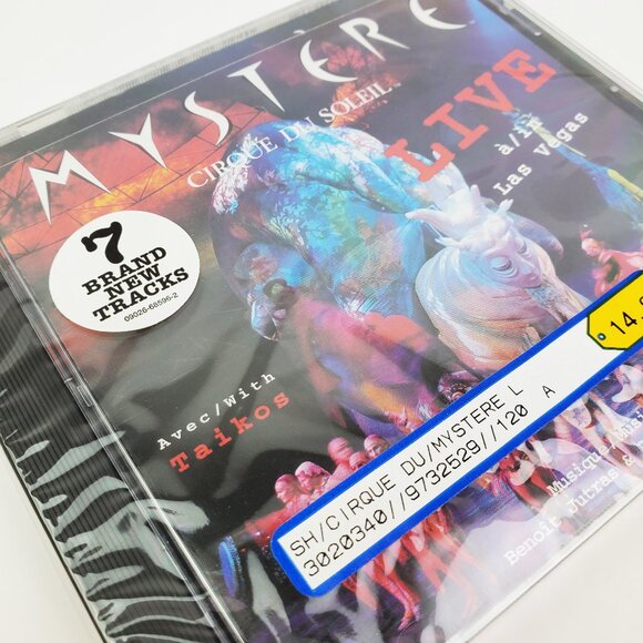Cirque Du Soleil Mystere Live Las Vegas CD World Music Electronica 1996 Sealed - Picture 8 of 9